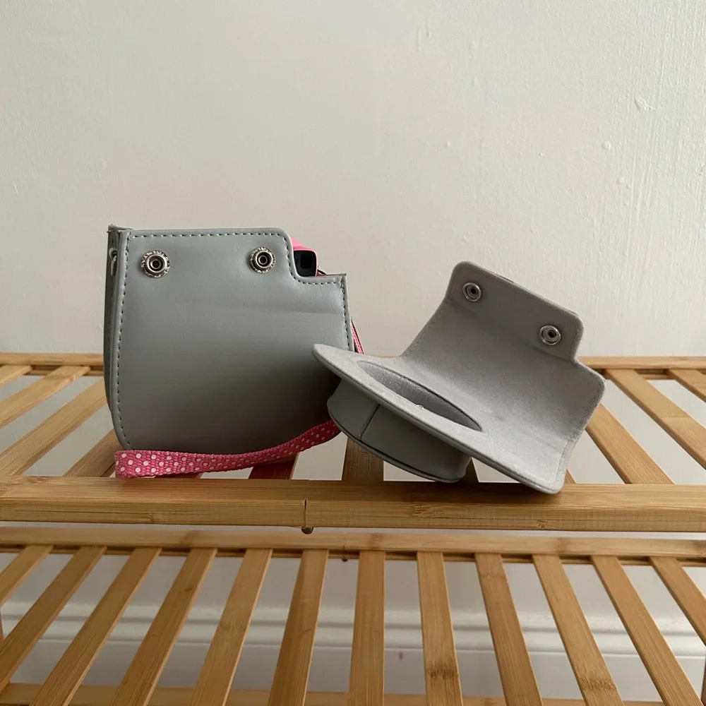 Fuji film Instax mini 9 camera AND grey case
